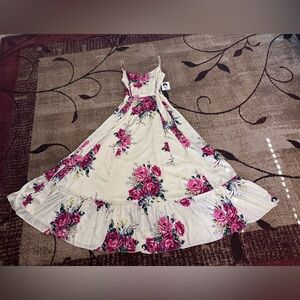 Vintage Betsy Johnson Floral Maxi Dress SEE PHOTOS